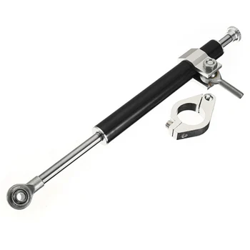 

Universal Car Accessories 330mm Aluminum Motorcycle Part Steering Damper Fork Stabilizer Black Anti-oxidation Wear-resistant