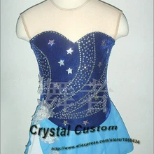 Платье для фигурного катания на заказ для девочек; новое Брендовое платье Vogue для соревнования в фигурном катании; детское платье; DR3252