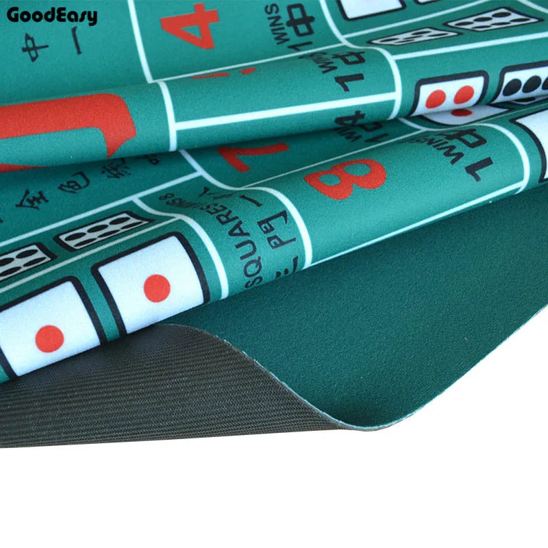  1.8*0.9m New Dice Game Suede Rubber Table Cloth Texas Hold'em Poker Table Mat Digital Printing Poke