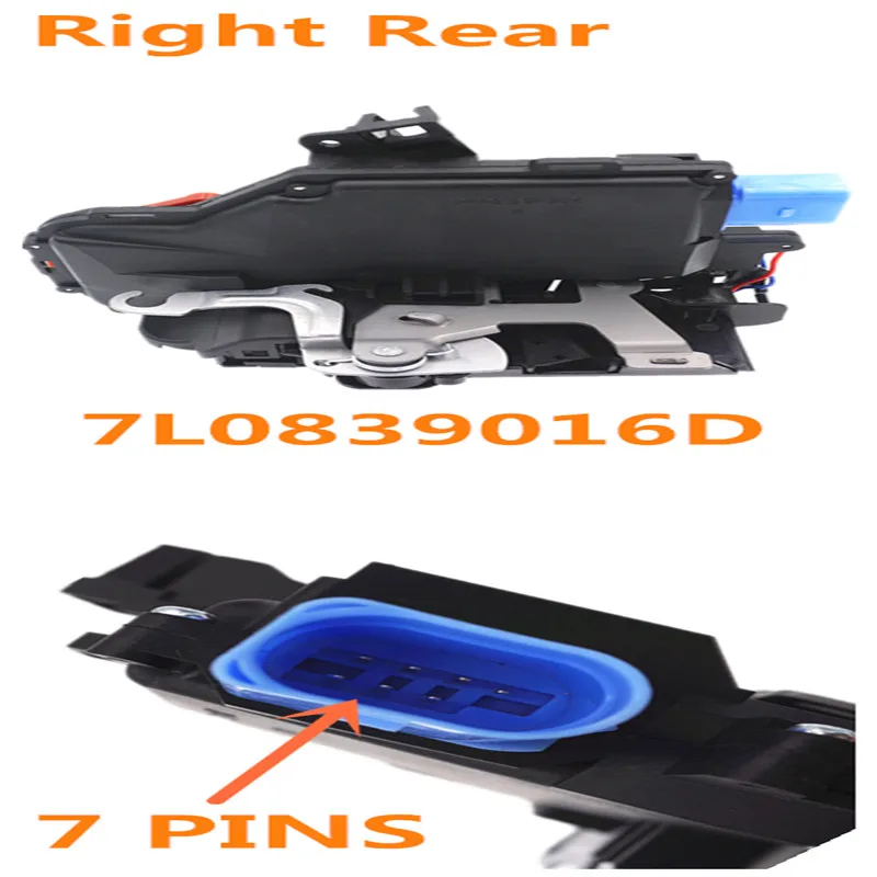 REAR RIGHT Передняя левая 3D1837015 привод замка двери центральный механизм для GOLF 5 V MK5 Для VW SEAT LEON TOLEDO SKODA OCTAVIA - Цвет: REAR RIGHT