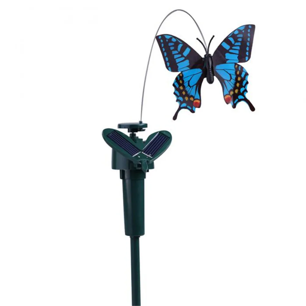 Солнечный имитация бабочка игрушка украшения сада экологически чистые случайный цвет