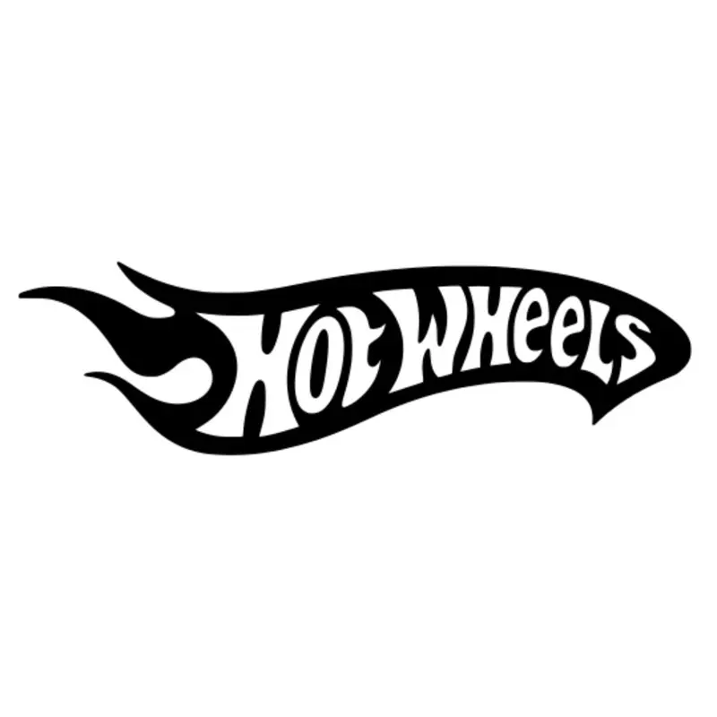 

Wholesale 5pcs,10pcs,20.3CM*5.8CM Hot Wheels Vinyl Decal Sticker Car Truck Creative Sticker Decoration Car Styling Black/Sliver