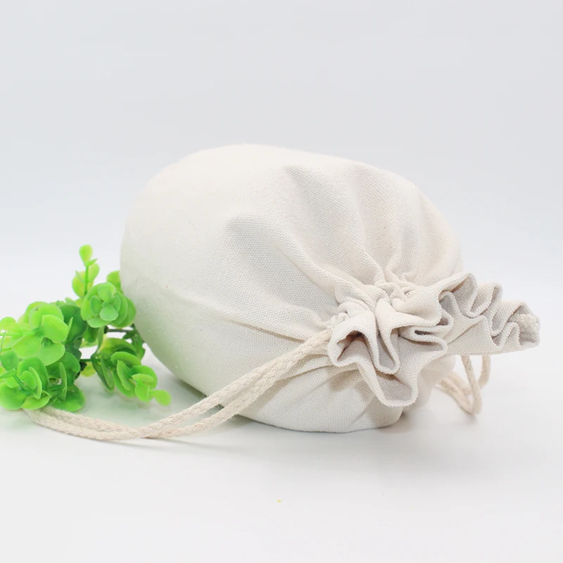 1 шт. 17*39 см логотип печатных хлопок холст Сумки drawstring сумка Еда упаковка рождественские подарки чехол
