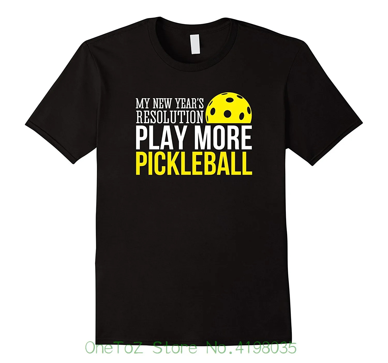 Забавная футболка Pickleball New Years resolution 2018 летняя повседневная мужская футболка хорошего качества