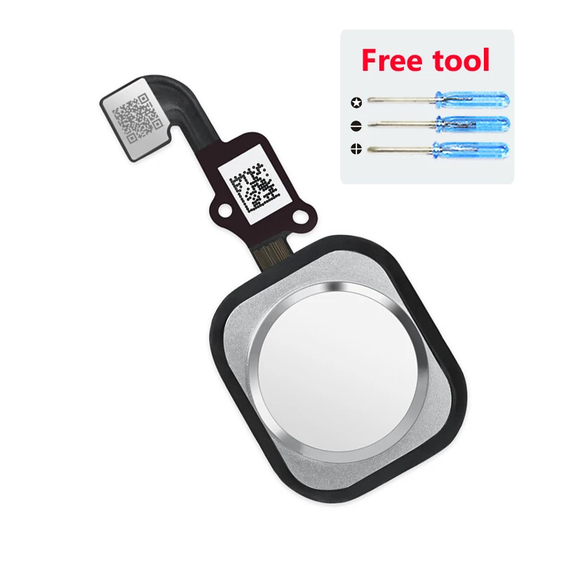 

KiKiss Original Home Button Flex Cable For iPhone 6 6Plus Button Return Menu Keypad Fingerprint Touch Flex Button Repair Part