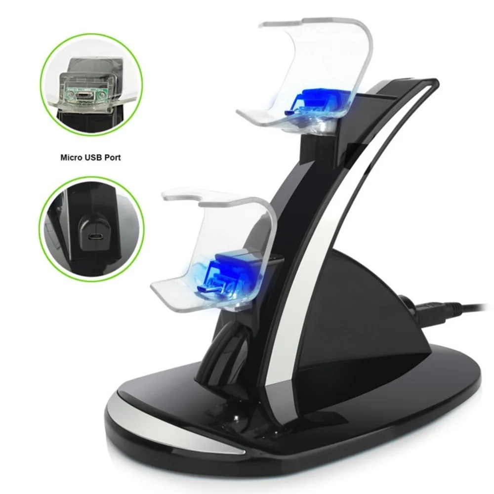 

Dual USB Handle Fast Charging Dock Station Stand Charger for Sony PS4 Controller