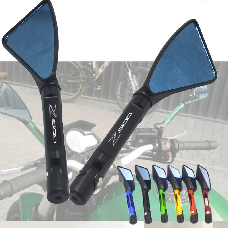 

For KAWASAKI Z300 Z 300 Aluminum CNC Motorcycle Side Mirror rearview Mirrors
