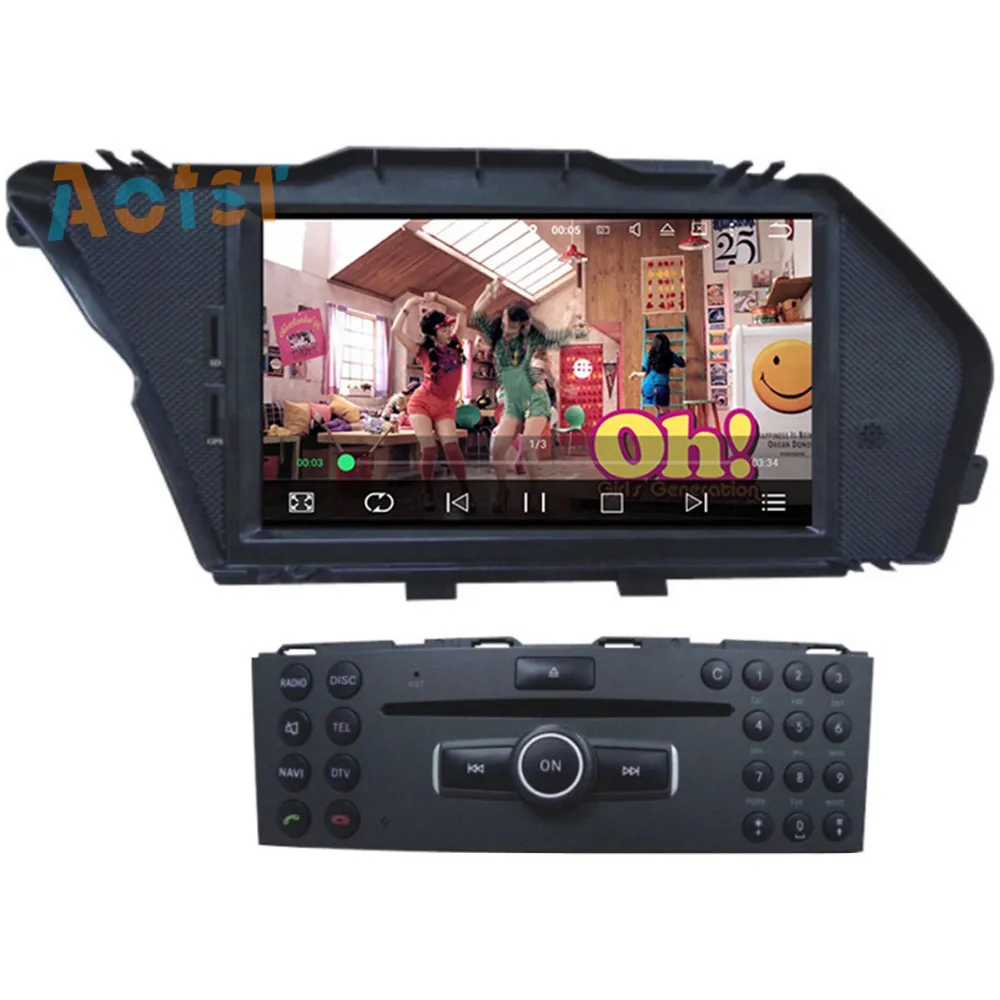 Best 4 Core Android6.0/7.1 Car Radio Car CD DVD Player Stereo GPS Navigation For Mercedes-Benz GLK 2008-2010 GLK X204 GLK 300 GLK 350 3