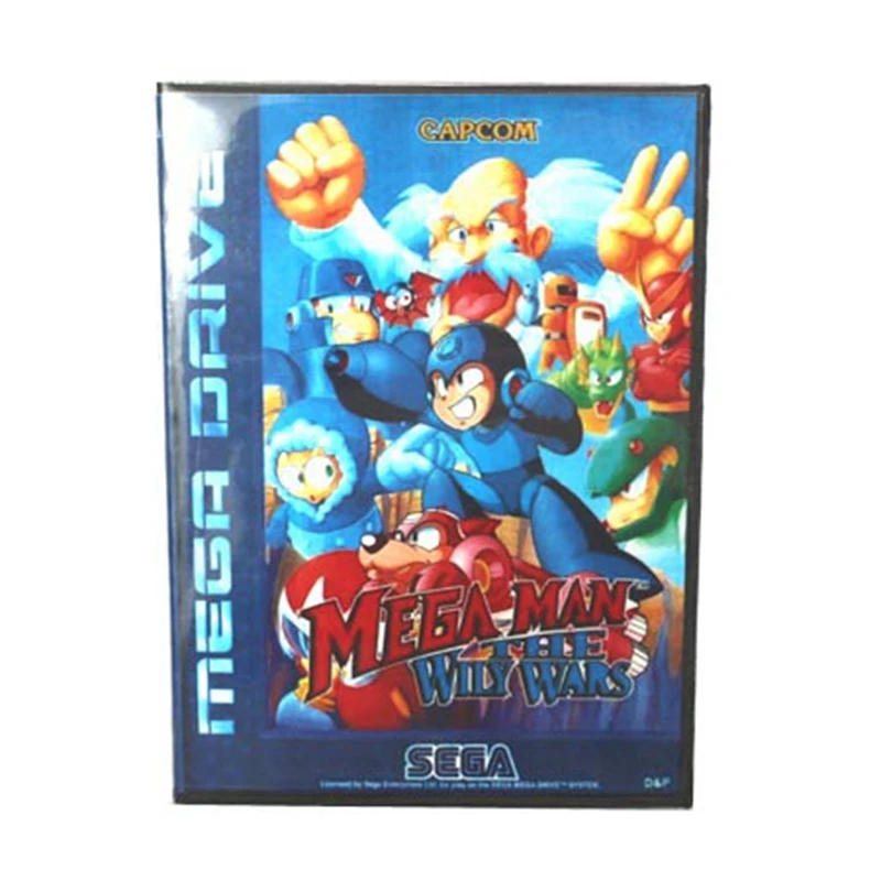 

Mega Man The Wily Wars Boxed Version 16bit MD Game Card For Sega Mega Drive And Genesis