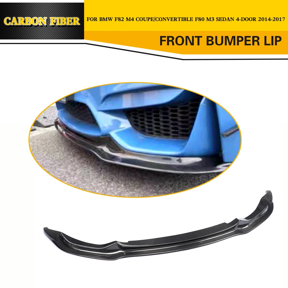 

Carbon Fiber Racing Front Lip for BMW F80 M3 F82 M4 Sedan Coupe Convertible 2014 - 2017