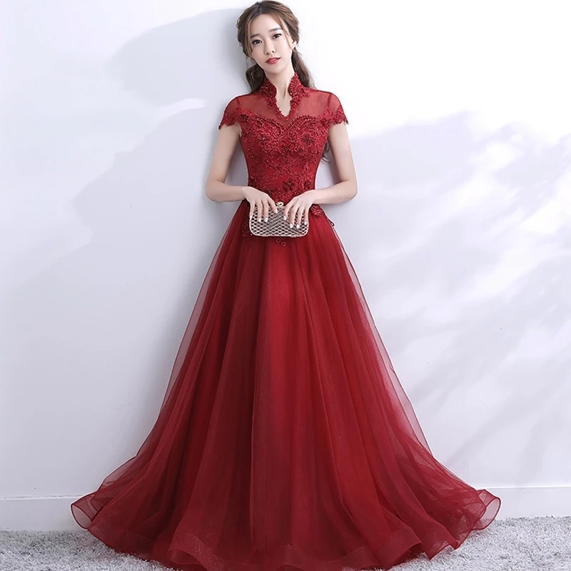 Robes De Demoiselle D Honneur Rouge 2019 Robes De Bal Robe Quinceanera Robe De Ceremonie Femme Tulle Robe Fiesta Maxi Pour Mariage 2019 Ts1353 Aliexpress