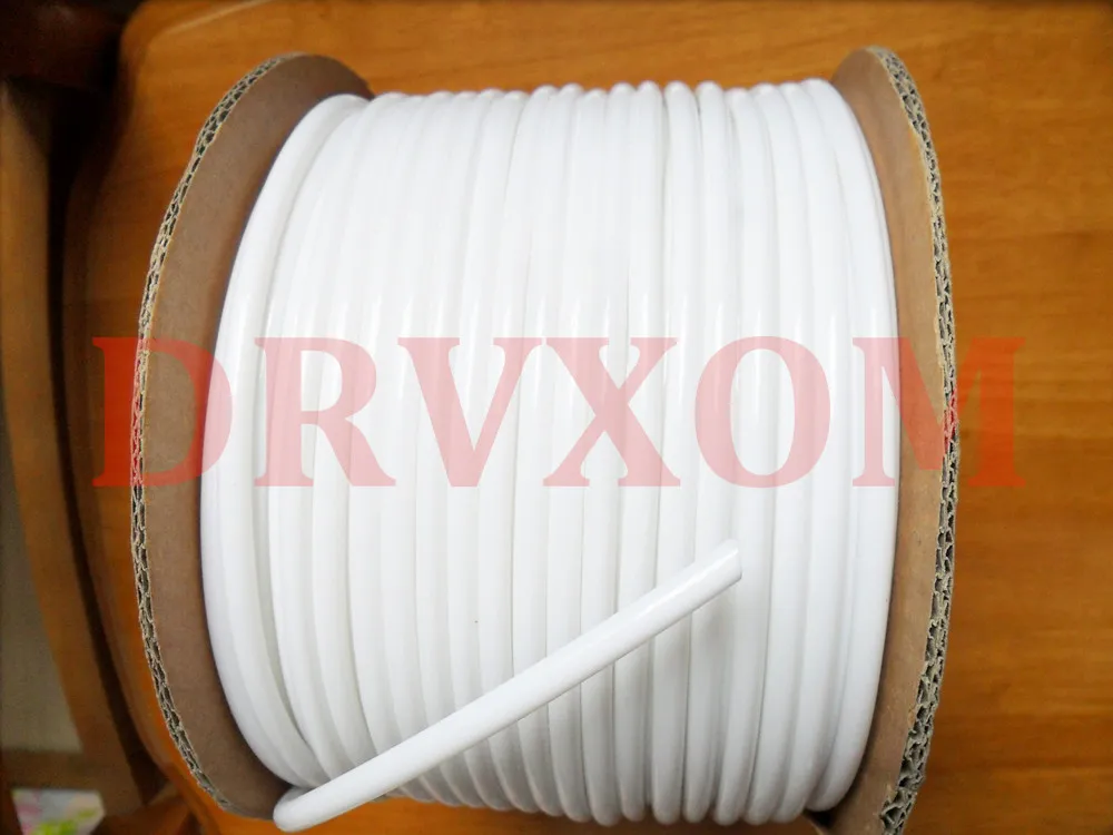 

PVC TUBE White PVC Sleeve 1.5 Spuare For electronic lettering machine wire marker ferrule printing machine cable ID printer