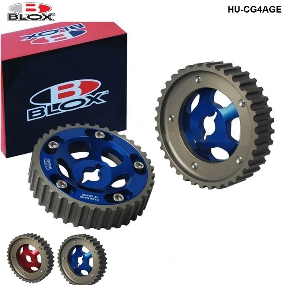 Blox 2pcs Adjustable Cam Gear Pulley Cam Pulley Set For Toyota Corolla