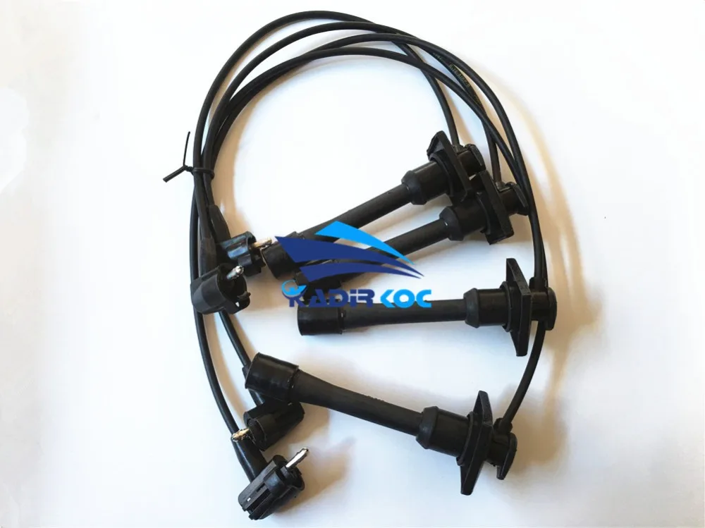 Paquete de 4 nuevos cables de ignición 90919-22327 para Toyota Corolla Celica 7A-FE Paquete de 4 nuevos cables de ignición 90919-22327 para Toyota Corolla Celica 7A-FE