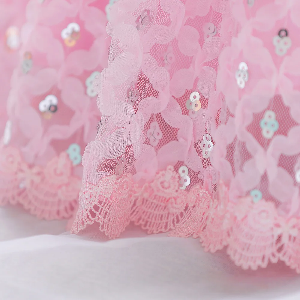 Baby Girl Dress 2018 Cute Toddler Infant Princess Dress 1st Birthday Sequins Newborn Party Wedding Dresses Baby Christening Gown (12)