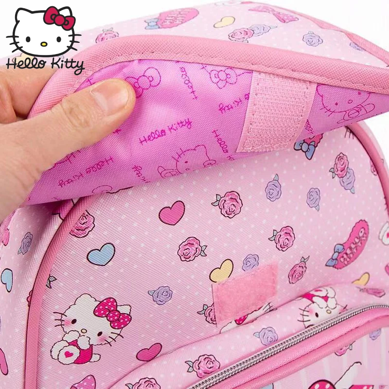 Сумка hello kitty, милая мультяшная сумка hello kitty, модная детская розовая сумка на плечо KT, PU водонепроницаемая сумка для девочек, плюшевый рюкзак на плечо