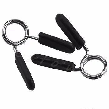 

2 x 25mm Gym Weight Bar Dumbbell Lock Standard Barbell Spring Collar Clamp Clips