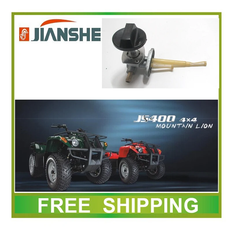 

Fuel tank petrol Cock switch for jianshe 400cc atv ATV400 qaud accessories free shipping