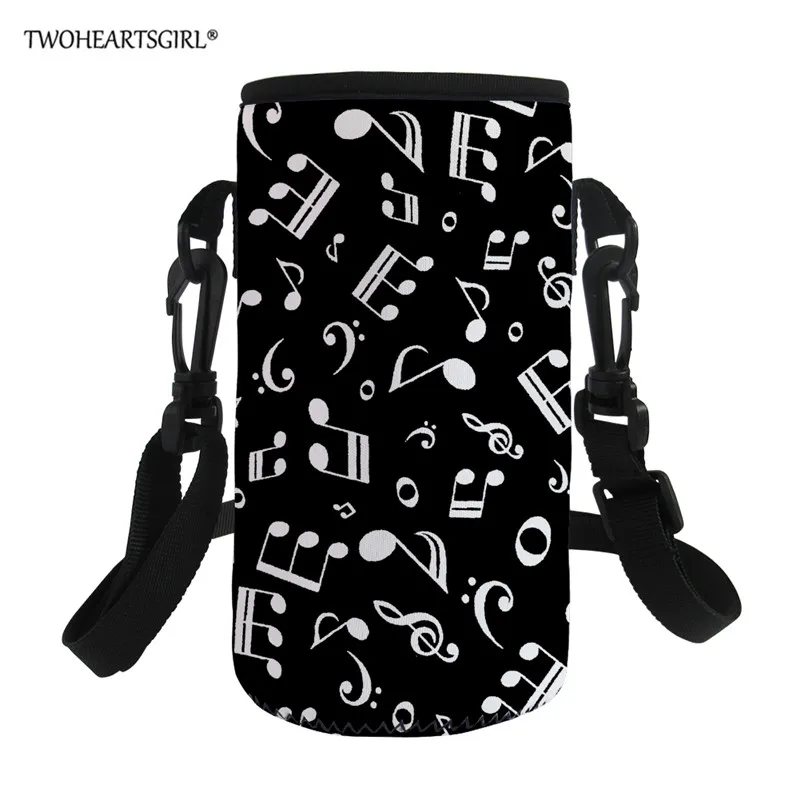 Z4107Z18 Twoheartsgirl Сумка-тоут, Термосумка из неопрена, с принтом нот, пляжная сумка для обеда, еды, пикника, Bolsa Termica, женская, детская, мужская сумка-холодильник - Цвет: Z4107Z18