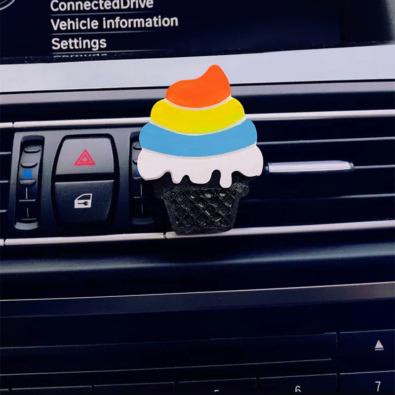 Автопарфюм Автомобильная розетка кондиционера для мороженого с ароматерапией автомобиля парфюмерные аксессуары украшения легкий аромат