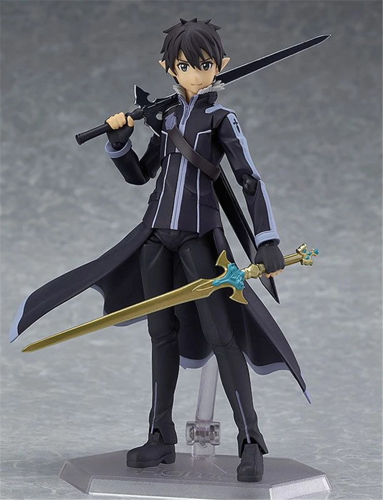 Аниме меч искусство онлайн Figma 289 Kirigaya Kazuto Kirito 264 Yuki Asuna ALO Ver ПВХ экшн фигурка модель
