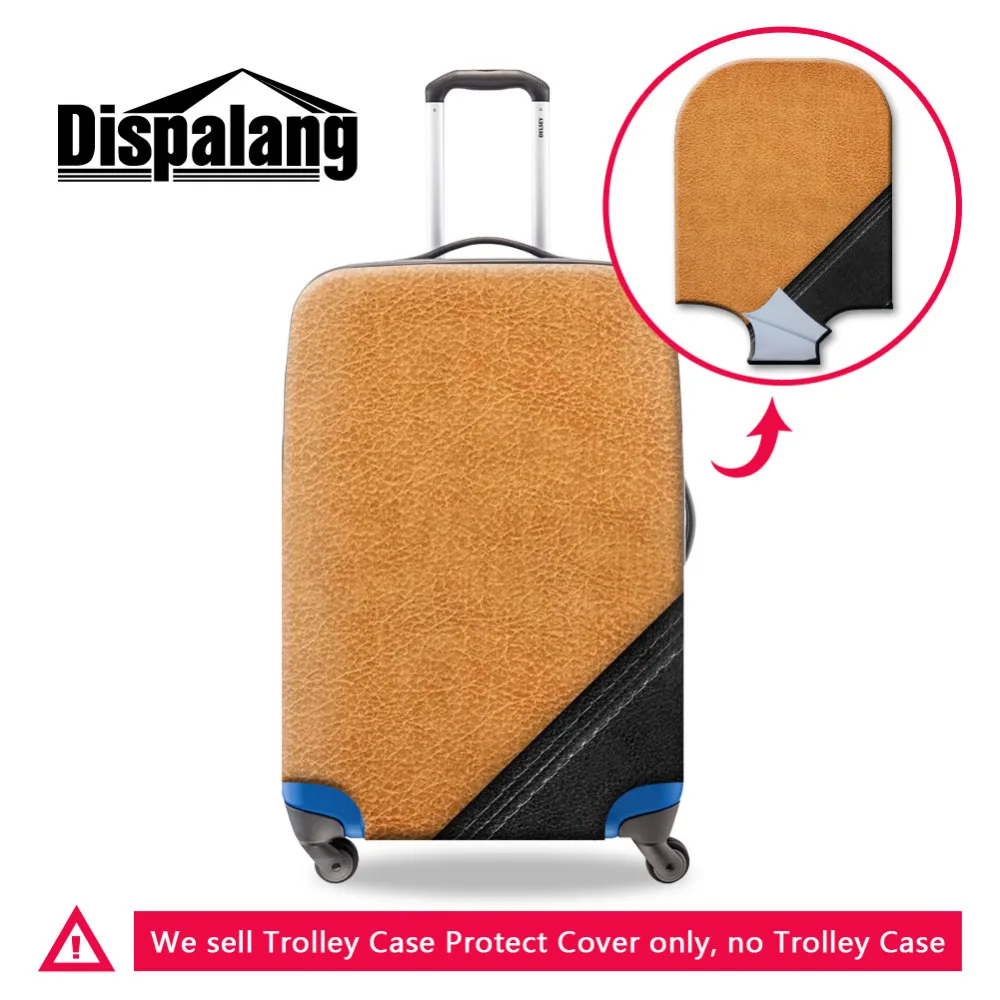 Dispalang Designer Protective Luggage Cover Leather Pattern Travel Luggage Cover Suit for 18 30