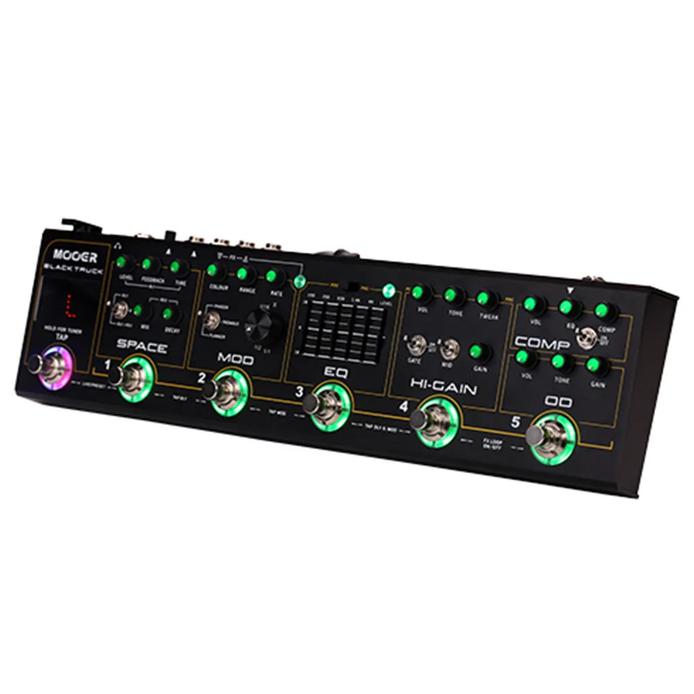 

MOOER Truck Multi-modulation Guitar Effects Pedal With 6 Effects Built Into 1 Simple Unit
