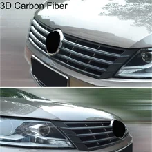 Film autocollant de Protection pour pare-choc avant, en Fiber de carbone, pour VW Volkswagen CC 2013 – 16, accessoires