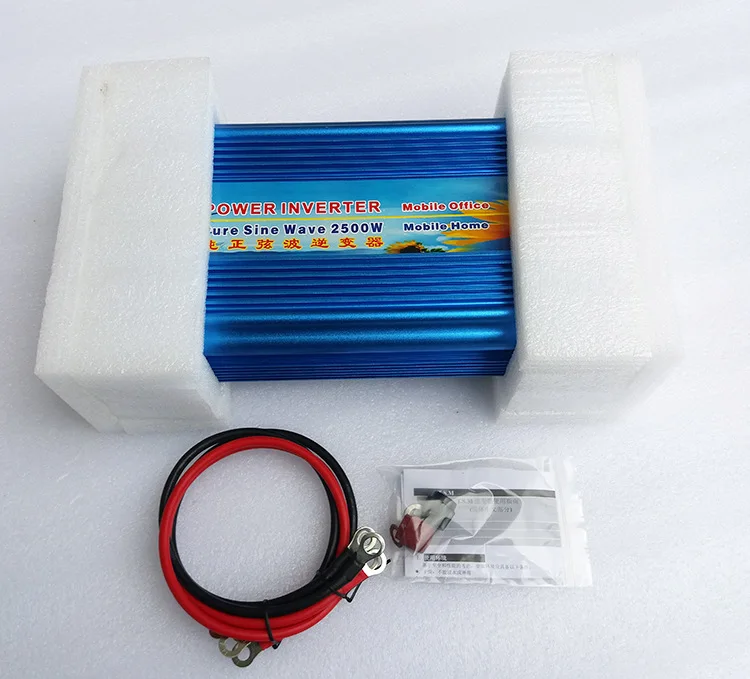 

Digital display 2500W Pure Sine Wave Power Inverter 12V/24V/48V DC to 110V/220V AC Converter