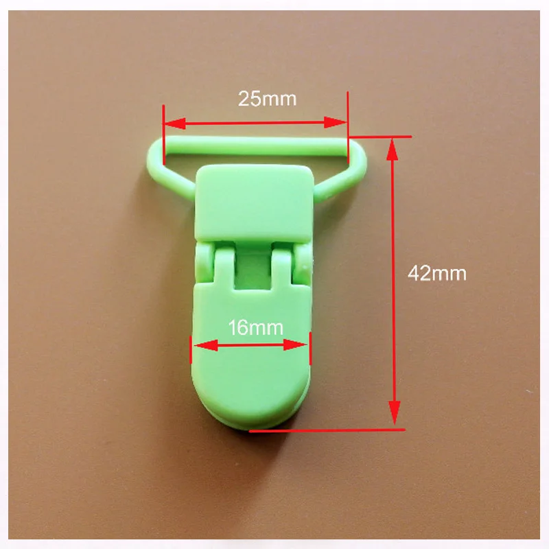 1 шт Разноцветные Пластиковые Зажимы безопасности 25 мм прозрачная соска зажимы держатель пустышки для Аксессуары для кормления младенцев