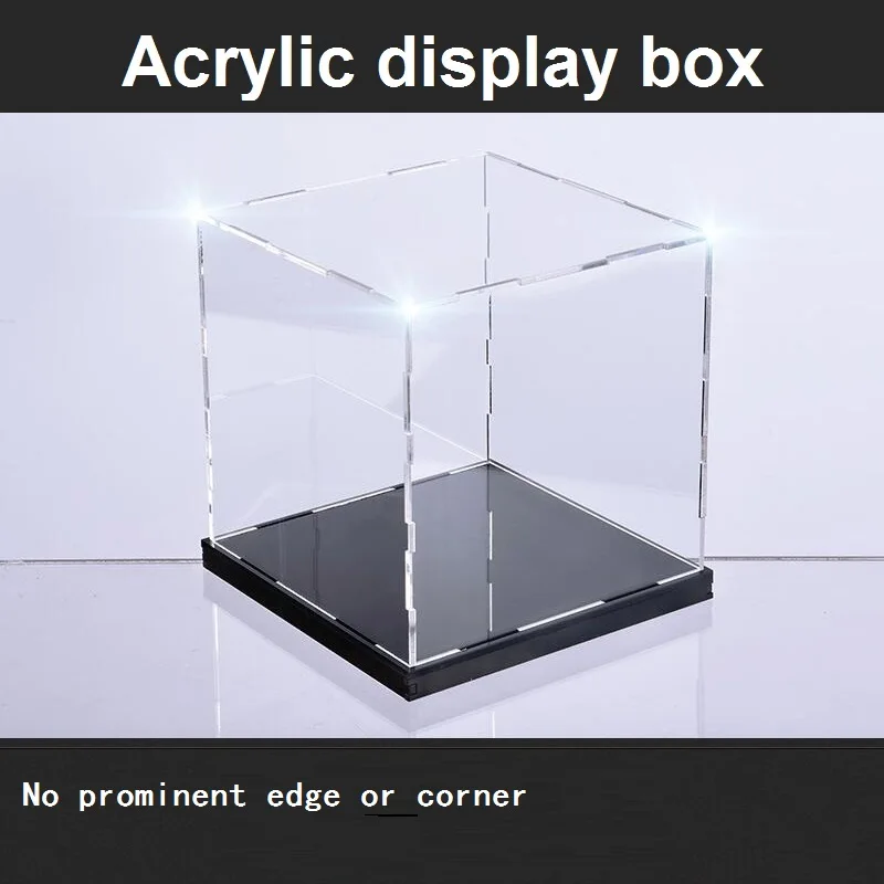 

High transparent acrylic display box Garage Kit Clay Model Cover toy dust proof box No prominent corner length X width X height