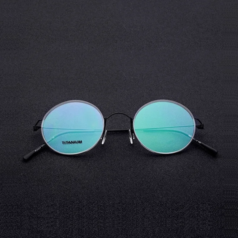 

width-138 Screwless Frames Eyewear Glasses Frame for men titanium alloy Ultra-light round women eyeglasses eyewear magnifier new