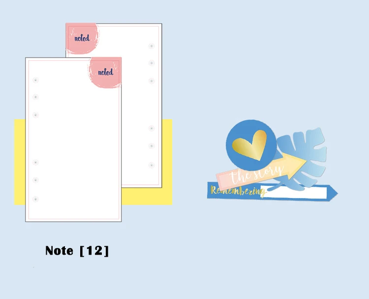 Lovedoki Dokibook A5 A6 ноутбук плановики ноутбуки для дневника, списка дел розовое золото Kawaii Органайзер DIY канцелярские принадлежности