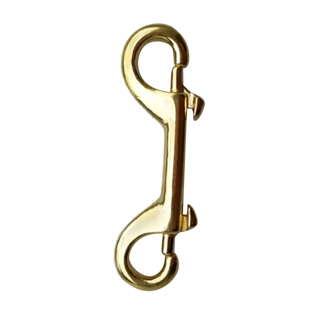 Deluxe Brass Scuba Diving Free Diving Double Ended Bolt Snap Clip Hook Gear