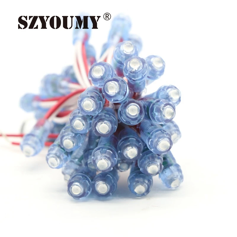 

SZYOUMY 5V 12mm Led Module String Red Green Yellow Green Cold White IP65 LED Pixel Module DC 5V 2000pcs/Lot Billboard Light