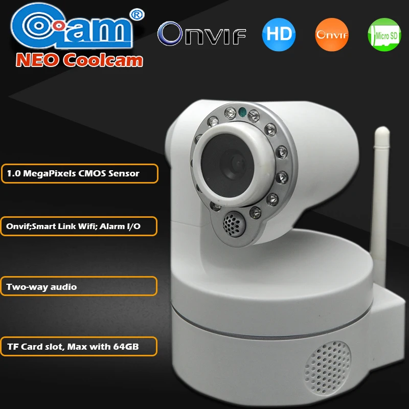 NEO Coolcam 720P HD Wifi IP Camera Wireless Home Security Onvif P2P Surveillance Camera IR-Cut Night Vision CCTV Indoor Camera