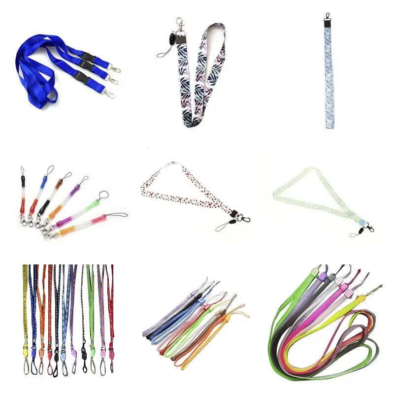 New 1/10/20Pcs Mobile Phone Neck Straps Keychain Necklace ID Card Working Badge Holde Cell |