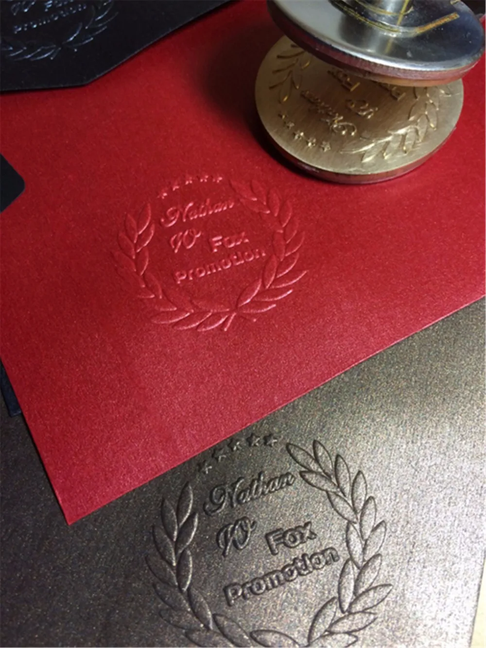 45mm Customize Embossing Stamp with Personalized Embossing Seal for for