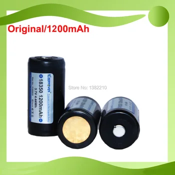 

6PCS/LOT Genuine Keeppower 3.6V 18350 1200mAh PROTECTED Real Large Capacity High End Flashlight Battery