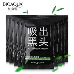 50 шт. Красота и здоровье уход за лицом BIOAQUA маска для лица Черный маска blackhead Remover черная голова EX пор полосы пилинг от