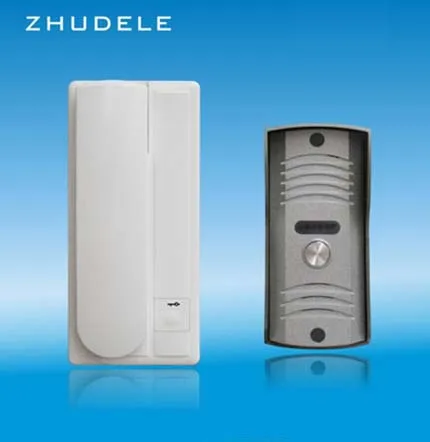 ZHUDELE ZD-3208C 2-Way Интерком Домашний домофон аудио дверной звонок, 2-проводной аудио домофон Функция разблокировки