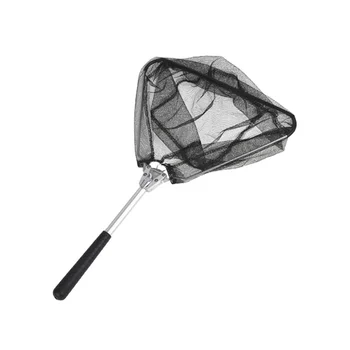 

mini Aluminum Alloy Fishing Net Triangle Light Dip Net Telescoping Foldable Landing net Pole Casting Network Trap Fish Tackle