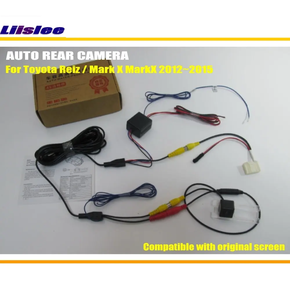 For Toyota Reiz / Mark X MarkX 2012~2015 / RCA & Original Screen Compatible Rear View Camera / Back Up Reverse Camera Sets
