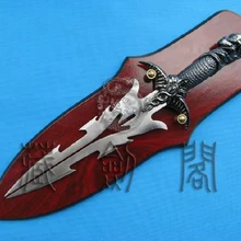 S0019 миниатюрный меч земли воин aluen тень War w/дисплей и ножны 14"