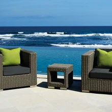 Jinhua торговая гарантия Маленькая использованная Смола плетеная садовая мебель для продажи