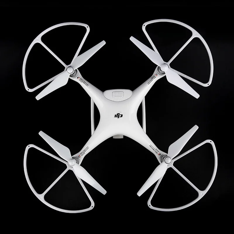 

4PCS DJI Phantom 4 Professional Pro+ Quadcopter Prop Guard-Quick Release Propeller Protector White Snap On/off