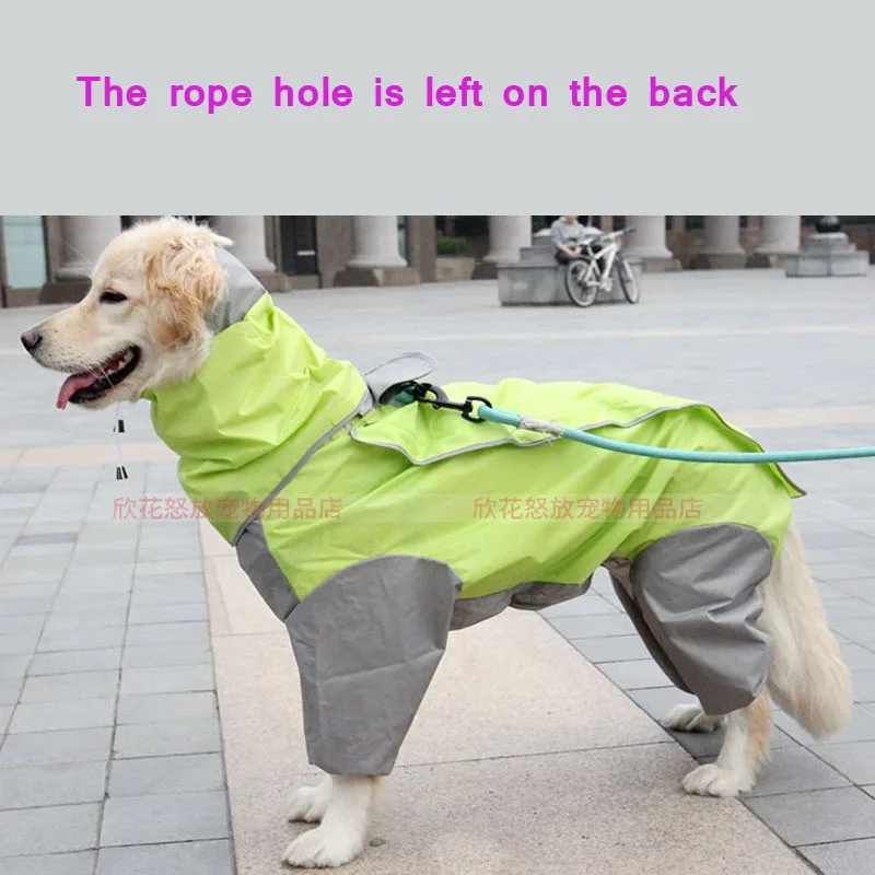 Casaco de chuva para cachorro, roupas à