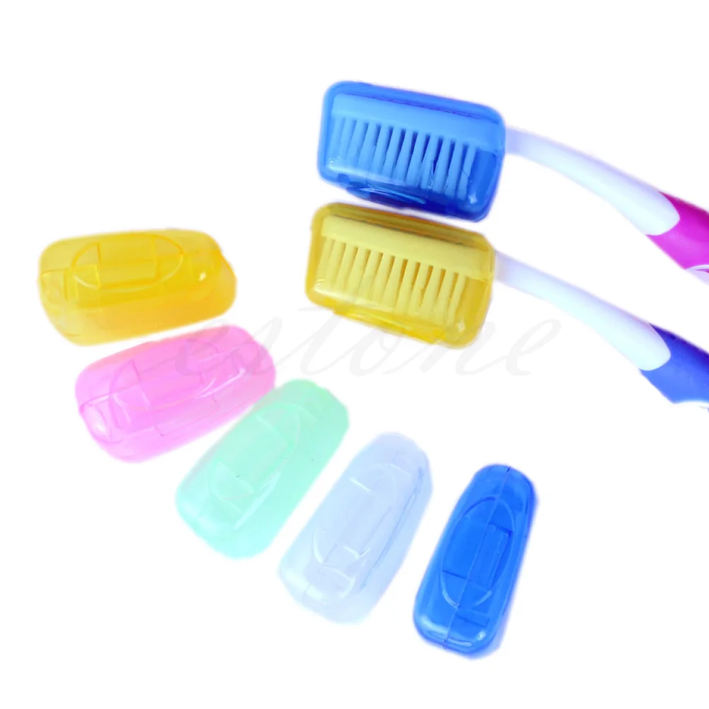 Travel Toothbrush Head Cover Cases Cap Hike Camping Brush Cleaner Protect 