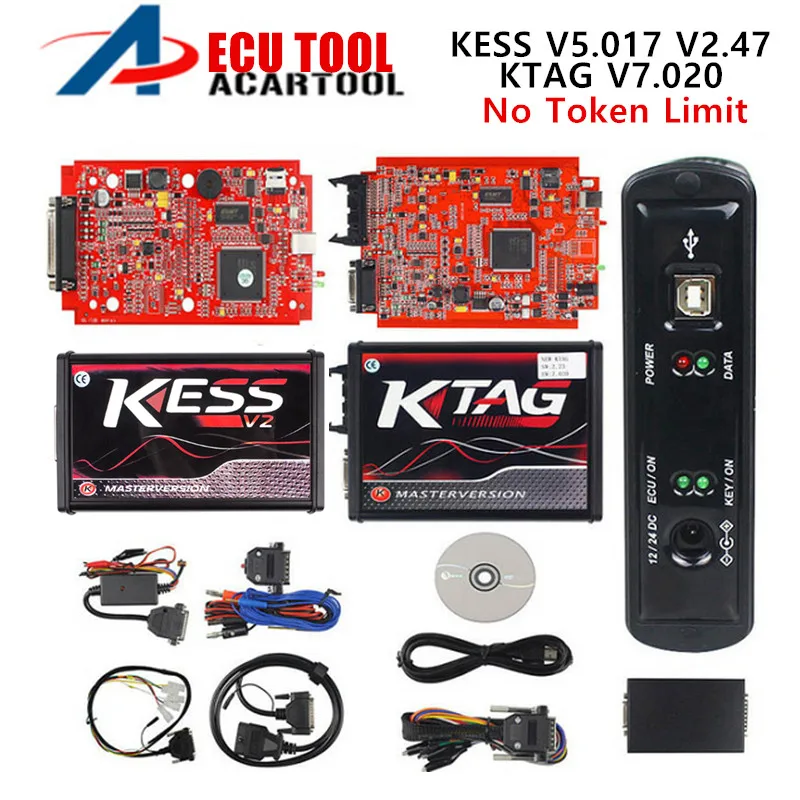 

EU KTAG V2.23 V7.020 + KESS v2 V2.47 V5.017 Master ECU Chip Tuning Tool K-TAG 7.020 Online Operate