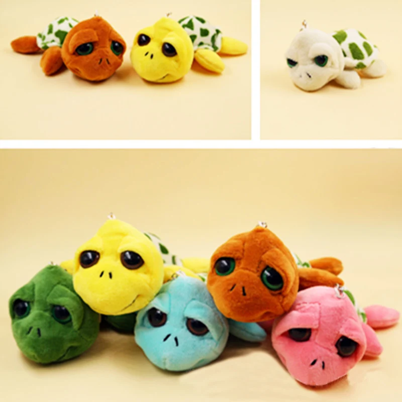 

Cute 8cm Plush Tortoise Keyring Holder Anime Keychain Pendant for Bag Gifts for Women Kids